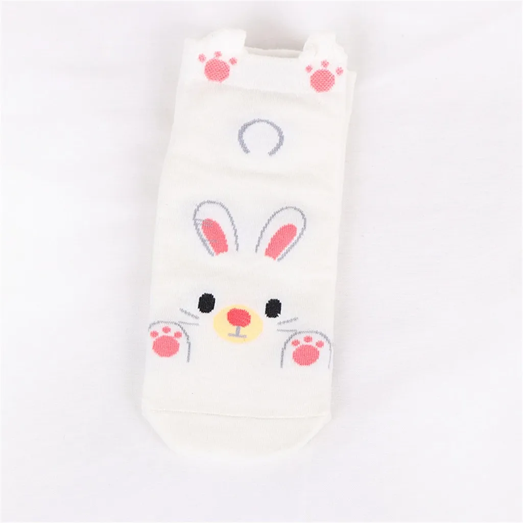 JAYCOSIN Новые корейские носки Kawaii с животными осенние женские Носки с рисунком панды, кота, кролика, собаки милые термоноски 1127 49