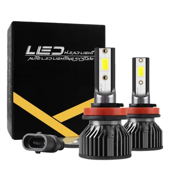 

ASLENT Mini H4 H7 LED Car Headlight Bulb 10000LM 6500K H1 H3 H11 H13 H8 880 9005 HB3 9006 HB4 9007 Running Auto Fog Head Lamp