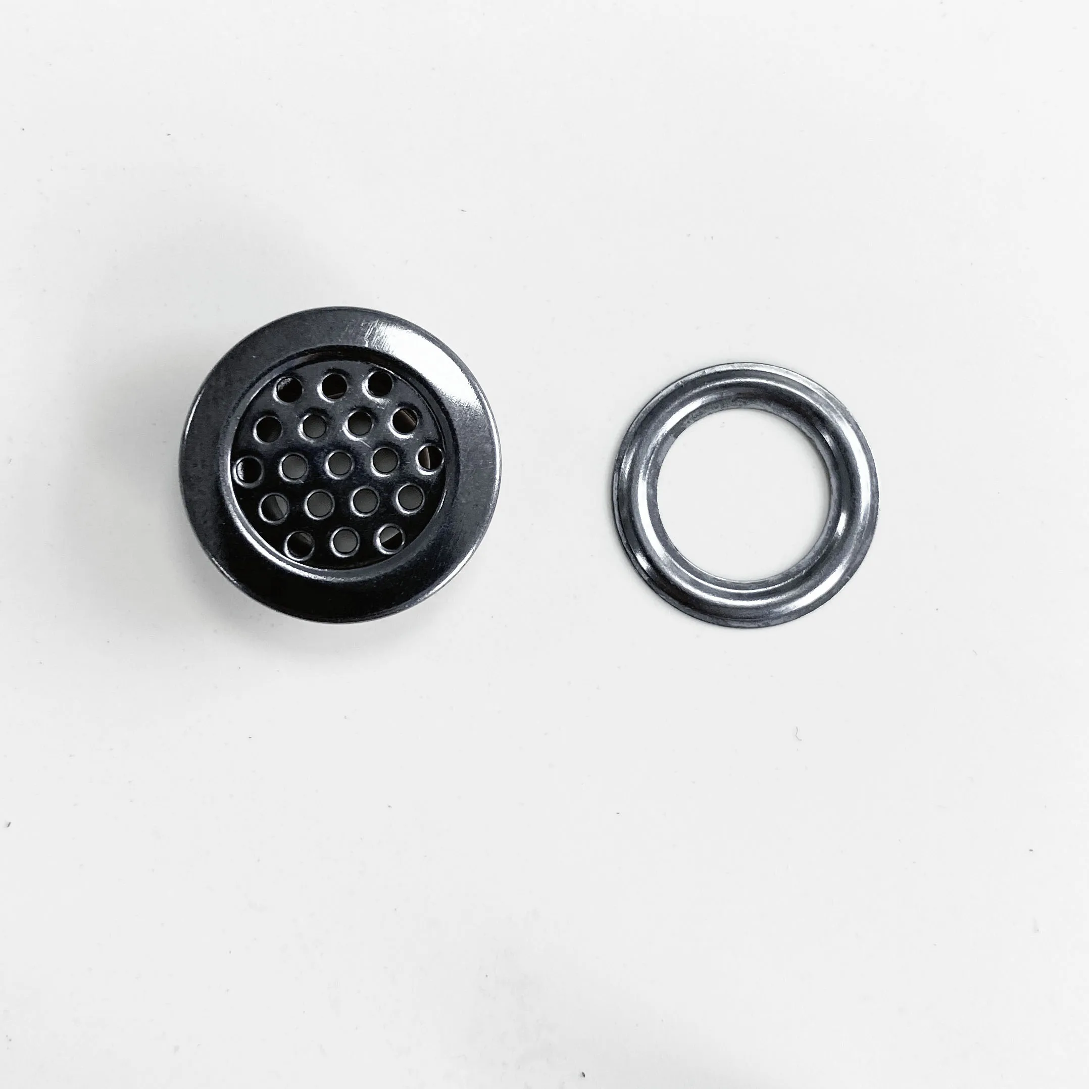 Brass material mesh eyelet with tools anti rust diameter 19 MM or 20 MM or 22 for apron and bags rivet eye button
