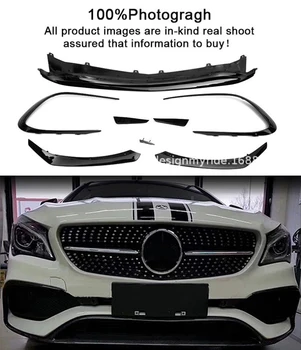 

Front Bumper Lip Canards Splitters For CLA Class W117 Facelift For benz Tuning Front Lip Car Styling CLA250 CLA220 2016-