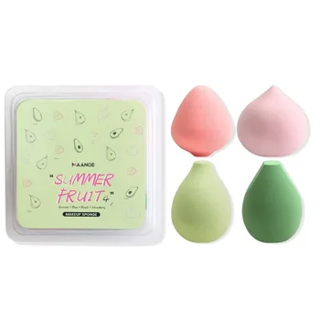 

Powder Puff 4pcs/Box Makeup Sponge Beauty Foundation Powder Facial Base Professional Makeup Tools Make Up Sponge Puff Y