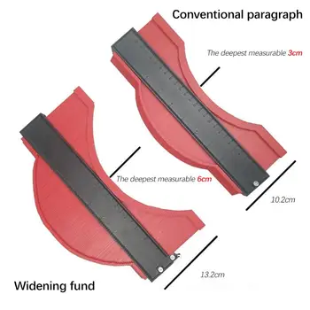 

Plastic Profile Copy Gauge Contour Gauge Duplicator Standard 10" Widening Wood Marking Tool Tiling Laminate Tiles General Tools