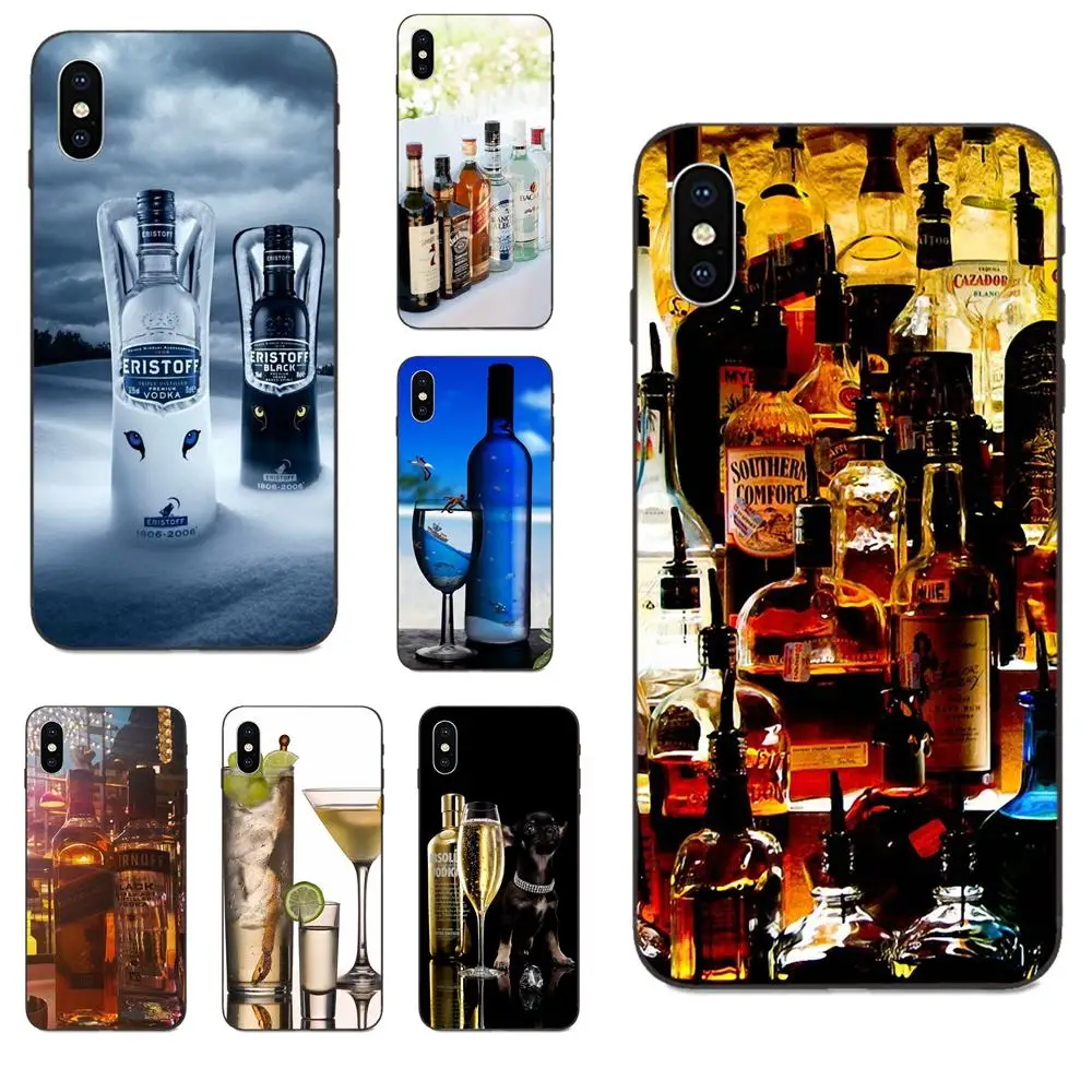 

Hot Selling Design Skin Thin Pc Cell Case Alcohol Drinking Vodka For Apple iPhone 4 4S 5 5S SE 6 6S 7 8 Plus X XS Max XR