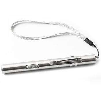 

Led Waterproof Camping Usb Charging Flashlight Medical Surgery Emergency Reusable Pocket Pen Light Torch Yellow Light
