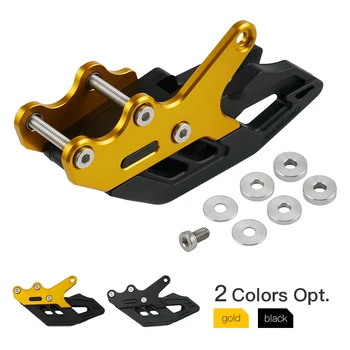

NICECNC TPU Duralumin Motorcycle Chain guide Black Red Replacement for SUZUKI RM125/250 RMZ250 RMZ450 RMX450Z DRZ400SM