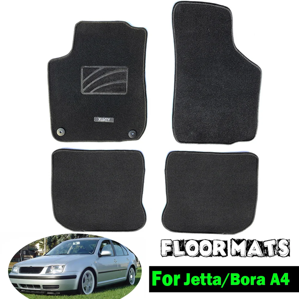 Специальный автомобильный коврик для VW Jetta Bora MK4 черный нейлоновый ковер с