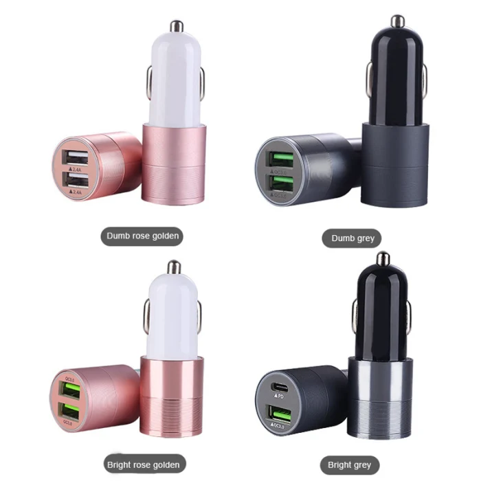 Быстрая, USB Автомобильное зарядное устройство с быстрой зарядкой прикуривателя GK8899