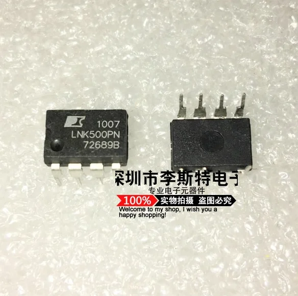 10 Pezzi LNK500PN DIP-7 Convertitore AC/DC 3-4W, IC Integrato Per Alimentatori