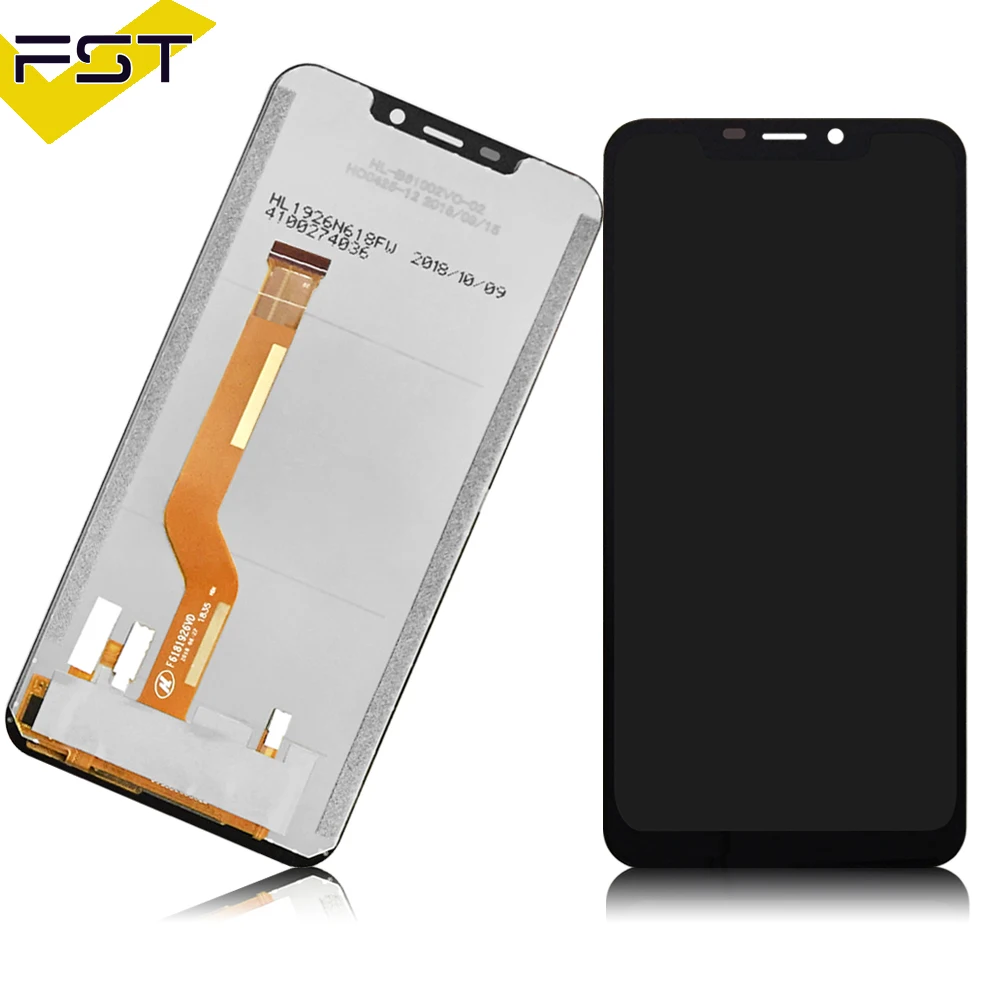 Черный 6,18 ''для Oukitel C12 Pro ЖК-дисплей+ сенсорный экран дигитайзер сборка запасные части+ Инструменты+ клей