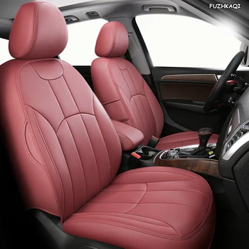 

FUZHKAQI Custom Leather car seat covers For SUBARU XV Outback Impreza LEGACY Forester Tribeca Automobiles Seat Covers car seats