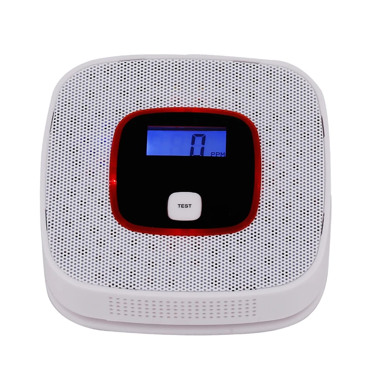 LCD CO Carbon Monoxide Gas Alarm Sensor Poisoning Smoke Gas Tester Detector