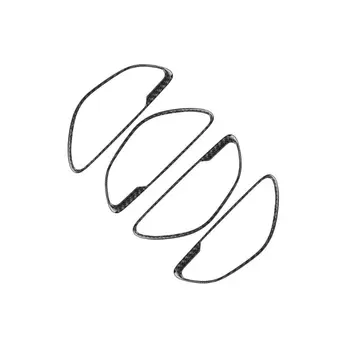 

Car Inner Door Handle Frame Decoration Cover Trim 4Pcs For Mercedes Benz C Class