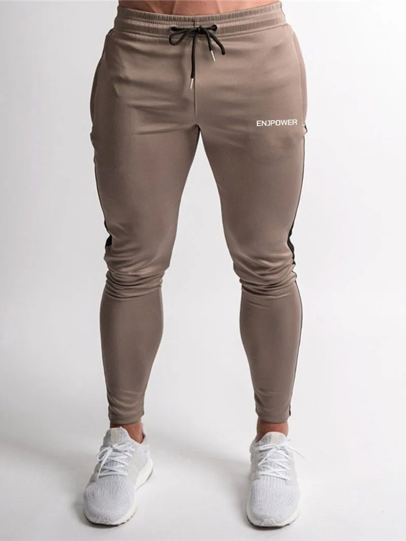 Осенне-зимние мужские модные спортивные штаны для фитнеса и занятий спортом, мужские спортивные камуфляжные штаны