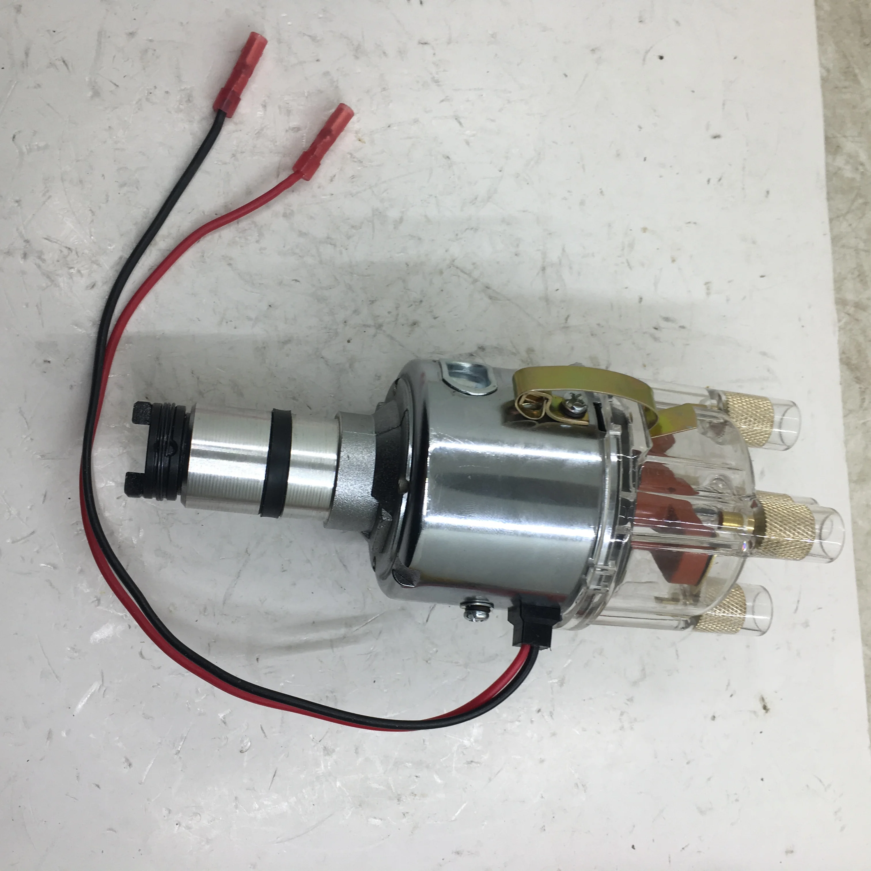 SherryBerg electronic distributor 009 / 094 Centrifugal Advance Distributor Chrome For VW 1200-2332cc Engines white clean cap