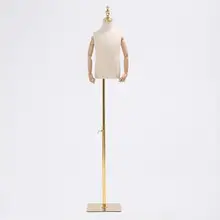Maniquí femenino de 2 a 4 años para ropa de niño, con Busto de mano, muñeca de espuma, soporte, Busto de Jersey a escala, Minil, 1 ud. D243
