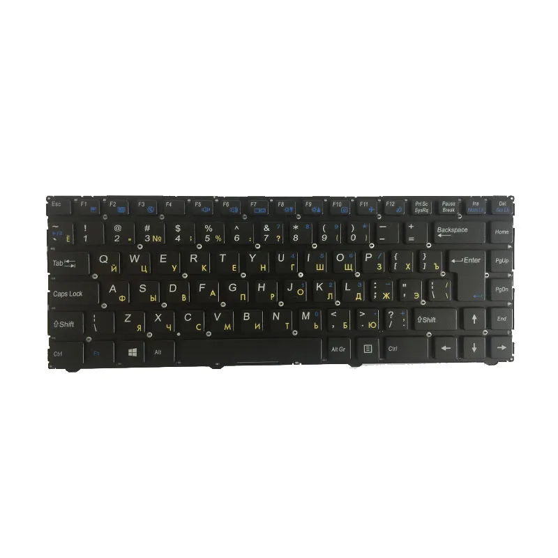 Новая русская клавиатура для CLEVO MP 12R76SU 4302 6 80 W9400 280 1 Клавиатура ноутбука RU|keyboard