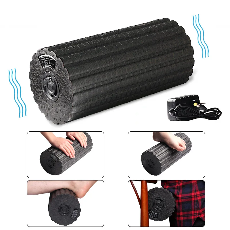

Vibration Electric Yoga Foam Roller Fourth Gear Adjustable Foam Roller Deep Muscle Massage Yoga Column Foam Roller