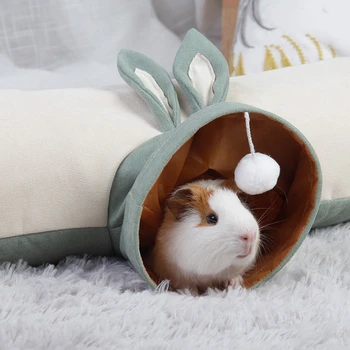 

Rats Hamsters T Shape 3 Way Tunnel Pet Toy Cat Puppy Playing Tube Kitten Rabbit Collapsible Cave Exercise Bed Small Animal Toys