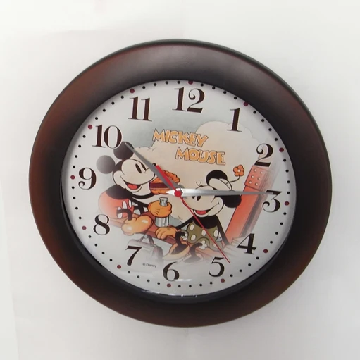 Disney wall clock Mickey silent wall clock children students girls boys wall clock digital wall clock