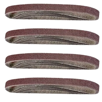 

20Pack Assorted Sanding Air Belt Finger Sander Belts 40/60/80/120 Grit Useful M1