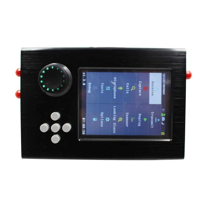 M4YC PORTAPACK H2 для HACKRF ONE S-DR + 0.5ppm TCXO Аккумулятор 2100 мАч сенсорный ЖК-дисплей 3 2 дюйма |