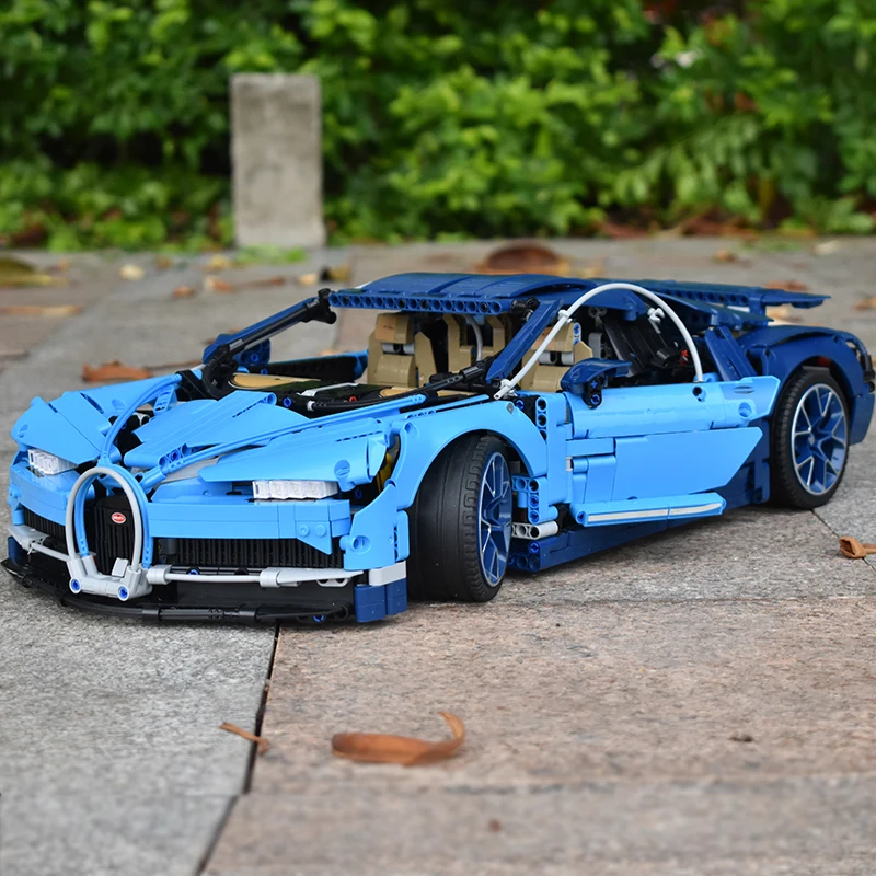 Цена 20086 4031 шт lEGOED Bugattied гоночный автомобиль Chiron совместим с 42083 Technic модель строительные блоки кирпичи DIY игрушки детские подарки