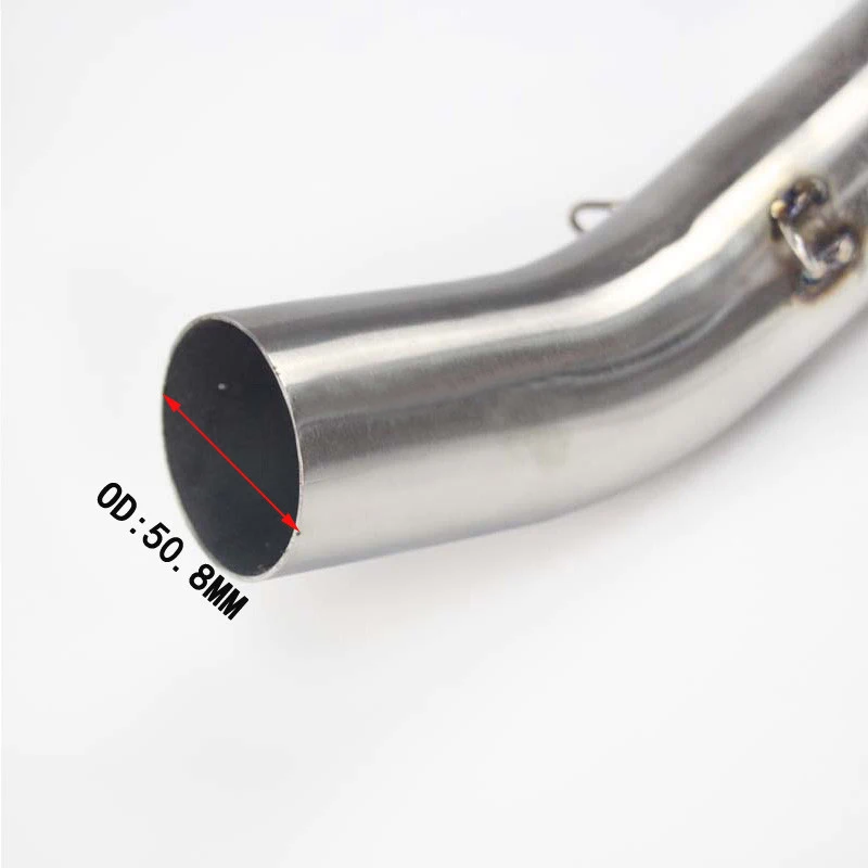 For Benelli300 Motorcycle Exhaust Muffler Mid Link Connect Pipe Stainless Steel - Image 2