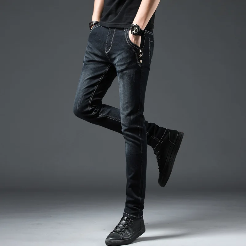 2020 new mens casual all-match fashion jeans high quality