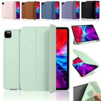 

For IPAD PRO 11inch 2020/2018 2nd/1st Generation Tablet Auto-Sleep / Wake Up Bracket Pen Holder Shockproof Protective Case Cover