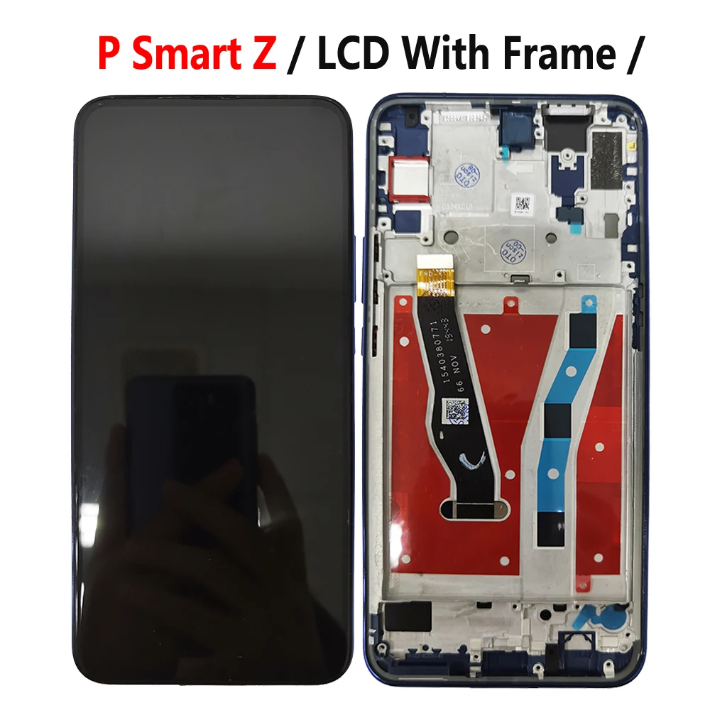 6 59 &quotЖК монитор для Huawei P Smart Z ЖК дисплей с рамой STK LX1 сенсорного экрана