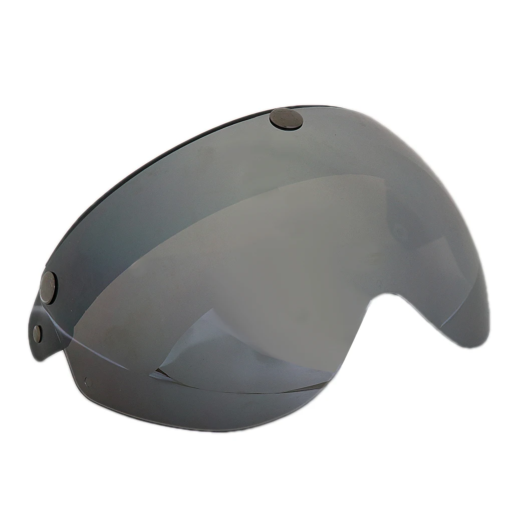 Replacement Motorcycle Bike Mirror Lens Shield Visor 3/4 Open Face for Universal Motorcycle Helmet