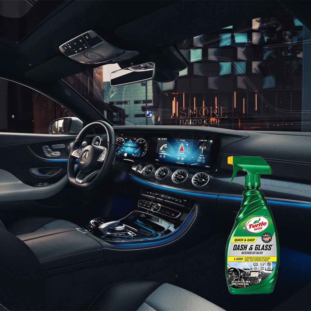 500ml Dash& Glass Interior Detailer 2 In 1 Cleaner For Auto Surface Cleaning Plastic And Glass