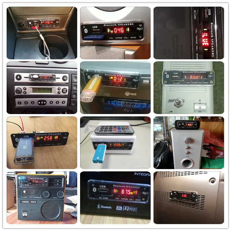 mp3 player Bluetooth MP3 decoder board MP3 card reader MP3 Bluetooth module audio accessories with FM radio