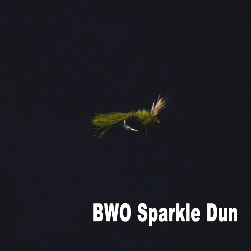 18#2 стиля BWO/PMD блестящие Dun, имитирующие различные натуральные маймухи, приманки для завязывания мух 5 шт. mayfly/nymph сухие мухи для рыбной ловли форели - Цвет: BWO Size18
