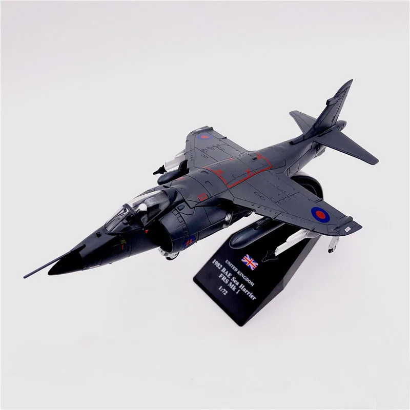 1/72 масштаб 1982 BAE Sea Harrier FRS. Mk1 боевой военный телефон модель игрушки для детей