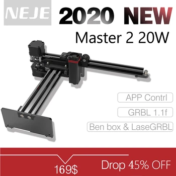 

Master 2 20W CNC Laser Engraver Portable Engraving Carving Machine Mini DIY Laser Logo Mark Printer for Metal Engraving