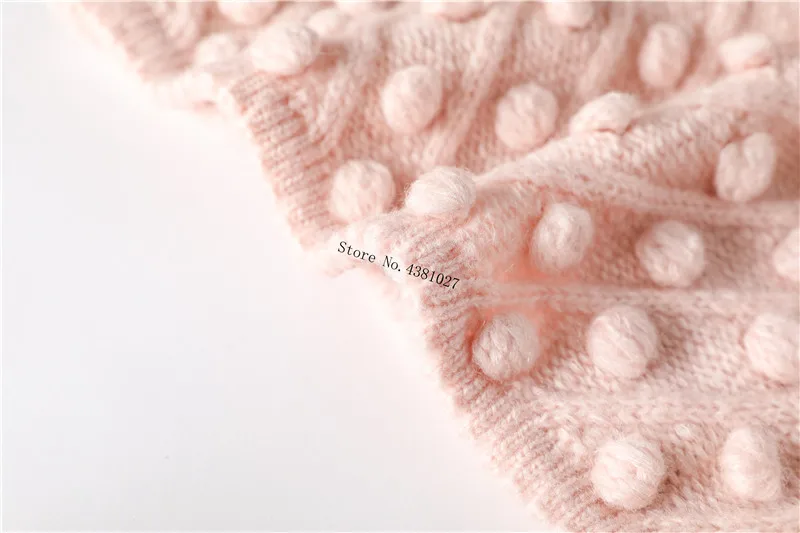 Женская осенняя и зимняя новая мода короткий рукав фонаря свитер
