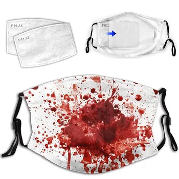 

Unisex Outdoor Face Washable Breathable Reusable 1PC Mask With 2PC Filter face masks washable with halloween designs