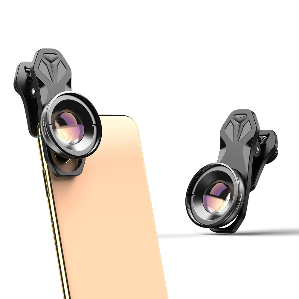 APEXEL 30 80 мм Супер Макро объектив фотокамера HD оптический макрообъектив для iPhone 7 8 XR