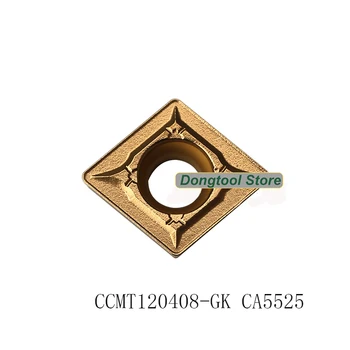 

10pcs CCMT120408 GK CA5525 kyocera inserts turning tool cnc lathe cutter high quality material cutting
