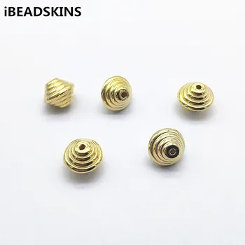 

New arrival! 12x14mm 200pcs CCB Gold color Abacus Shape beads for Earrings parts,hand Made Earrings Findings Jewelry DIY