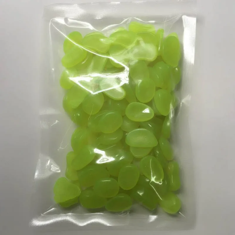 Светящиеся галька светящийся камень украшения многоцветный Аквариум Ландшафтный Сад флуоресцентный камень H1. X