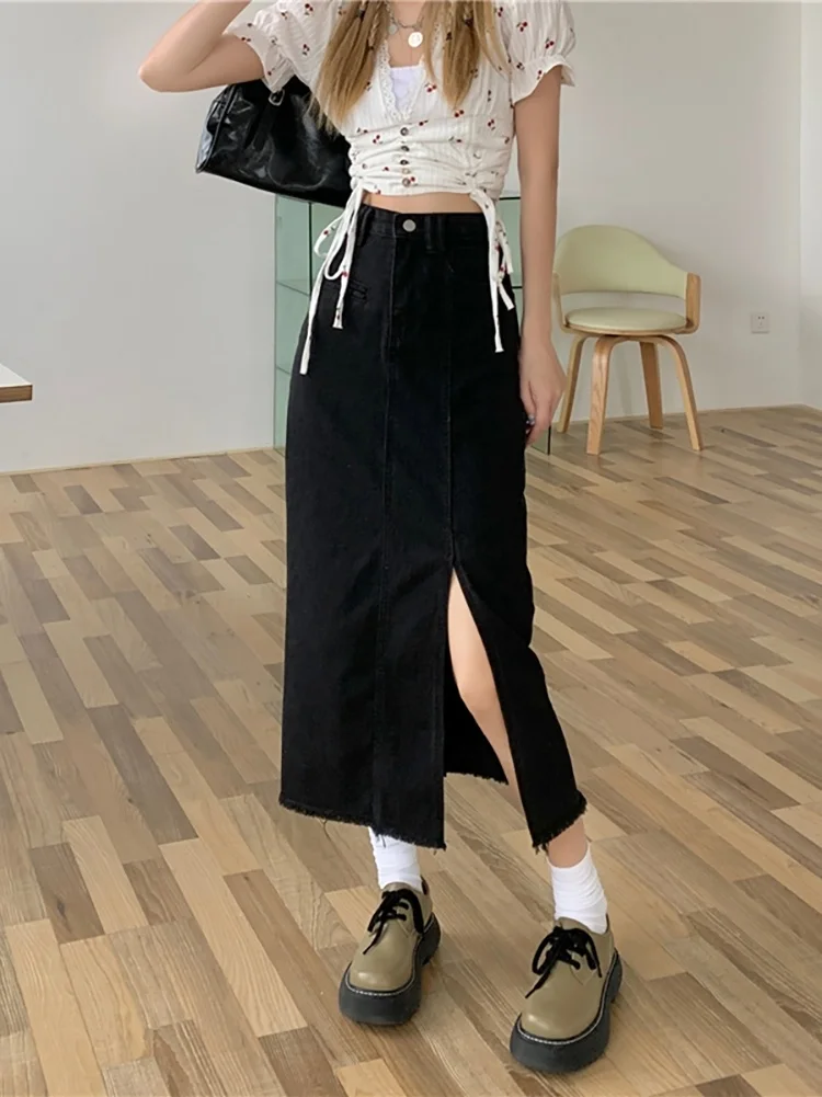 Женское летнее платье Корейская версия 2021 новая тонкая юбка с высокой талией и