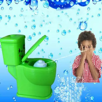

Kids Cartoon Plastic Mini Spray Water Random Toilet Toys Funny Trick Toy Baby Bath Above 3 Years Old Toys