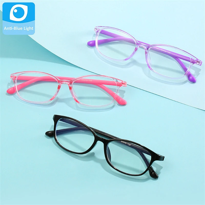 

Light Glasses Kids Anti Blue Light Children Shades Child Vintage Eyewear Round Girls Boys Eyeglasses Gafas Oculos