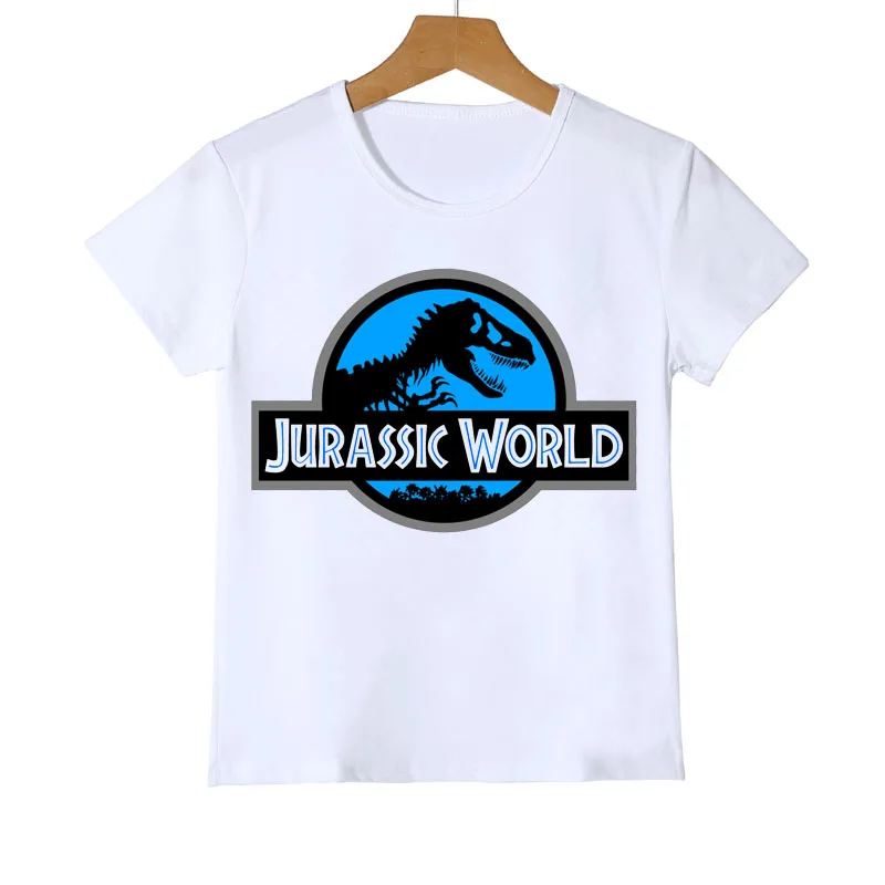 

t-shirt for boys girls Jurassic park/world graphic tshirts boys girls kids clothes Dinosaur animal print t shirt camisetas tops