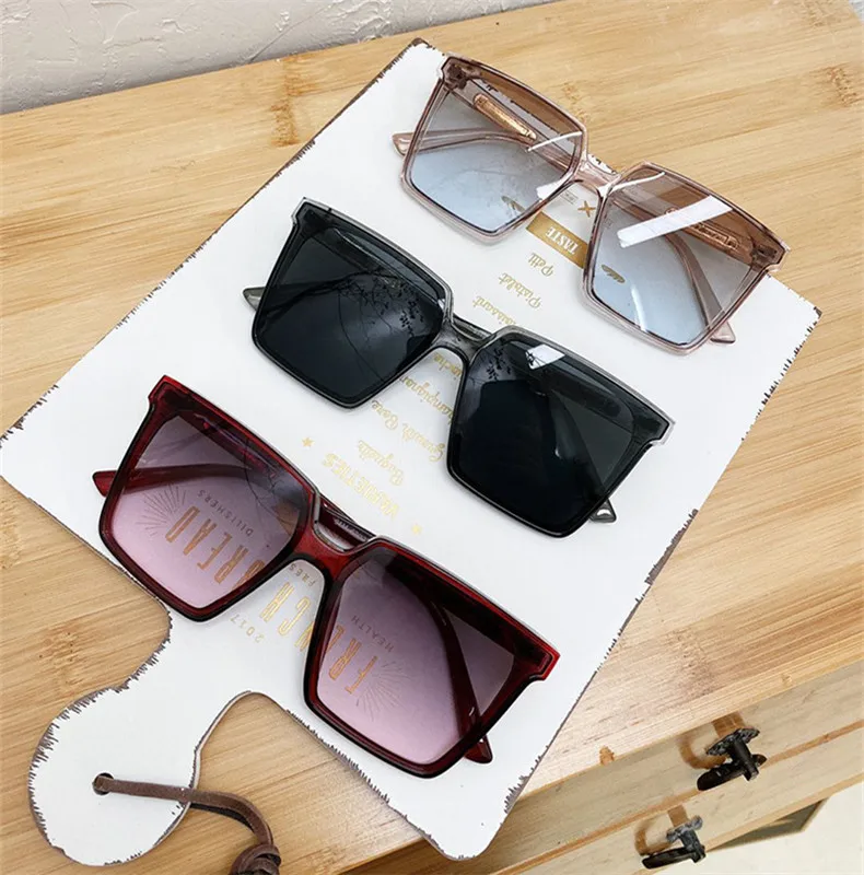 Imwete New Vintage Square Oversized Sunglasses Women Men Brand Designer Transparent Gradient Sun Glasses Big Frame Eyewear UV400 ray ban sunglasses women