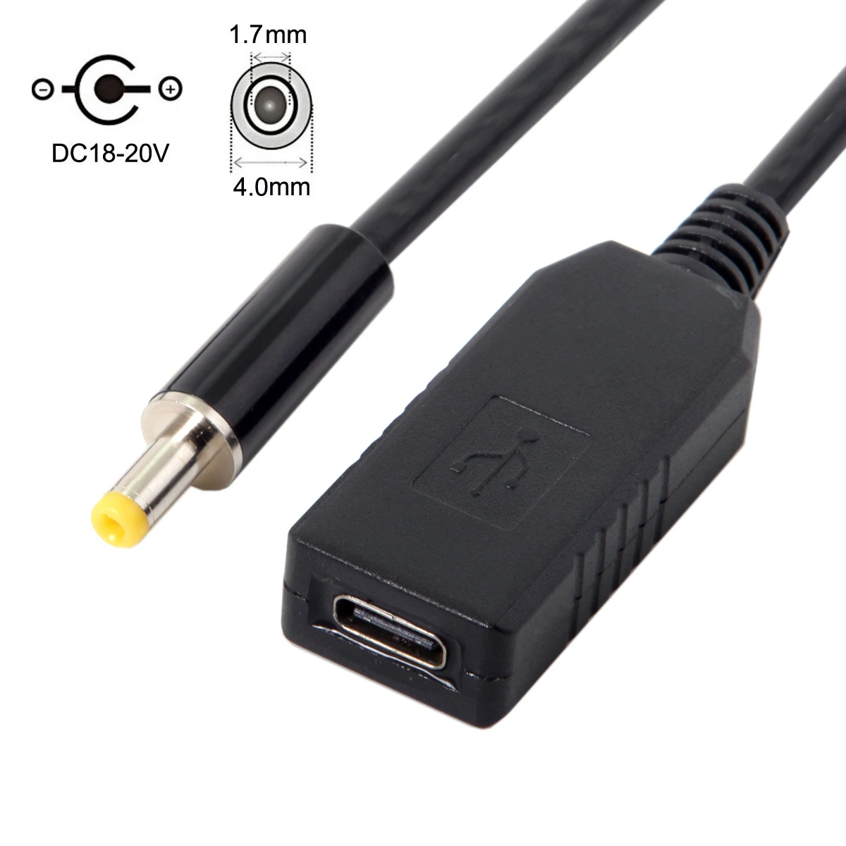 USB 3,1 USB-C в DC разъем питания PD эмулятор триггер зарядный кабель для ноутбука/Авто интерьерные аксессуары