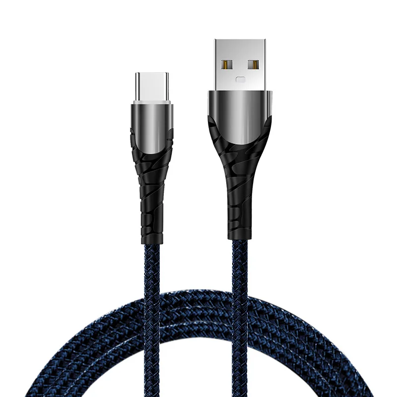 Быстрая зарядка Micro type USB C кабель для huawei samsung Android мобильный телефон зарядное устройство данных провод для iPhone 11 Microusb шнур питания - Цвет: Blue For Type C