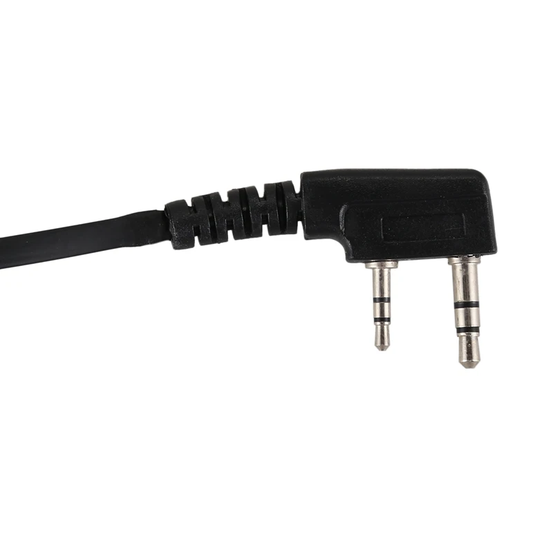 Radio Earpiece 2 Pin Noodle Style Earbud K Plug For Baofeng Uv5R Bf-888S Uv5R